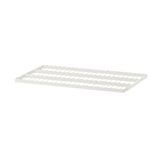 BOAXEL white wire shelf, rectangular, simple design for storage.