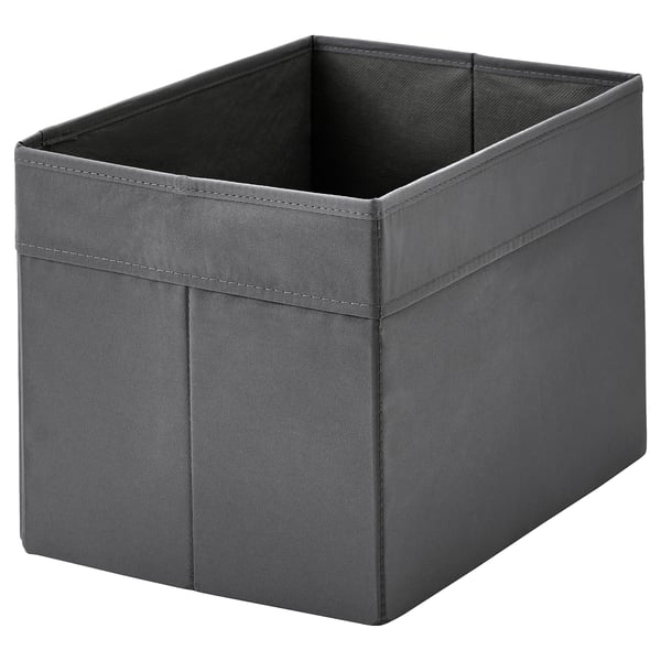 DRÖNA Box, dark gray, 25x35x25 cm