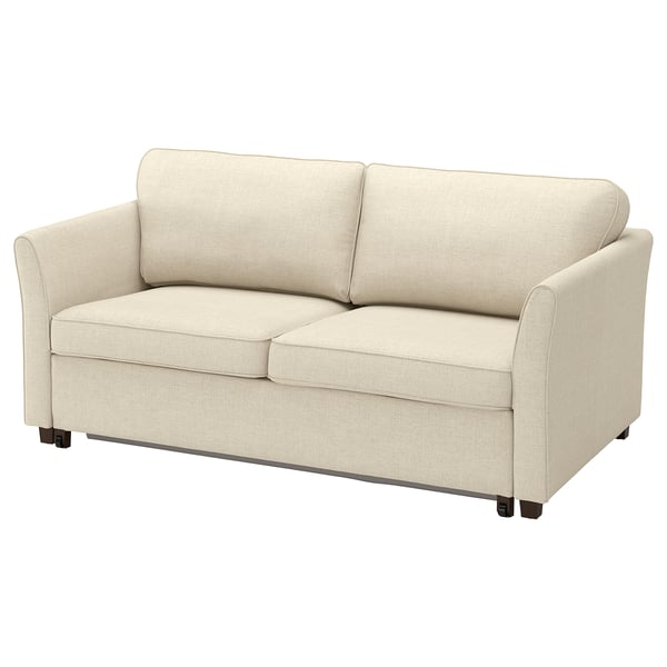 EKHOLMA Sleeper sofa, Kilanda light beige