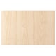 FÄNRIK light ash wooden panel drawer front, rectangular, smooth surface.