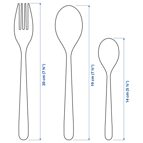 Illustration with measurements for the product: FÖRNUFT.