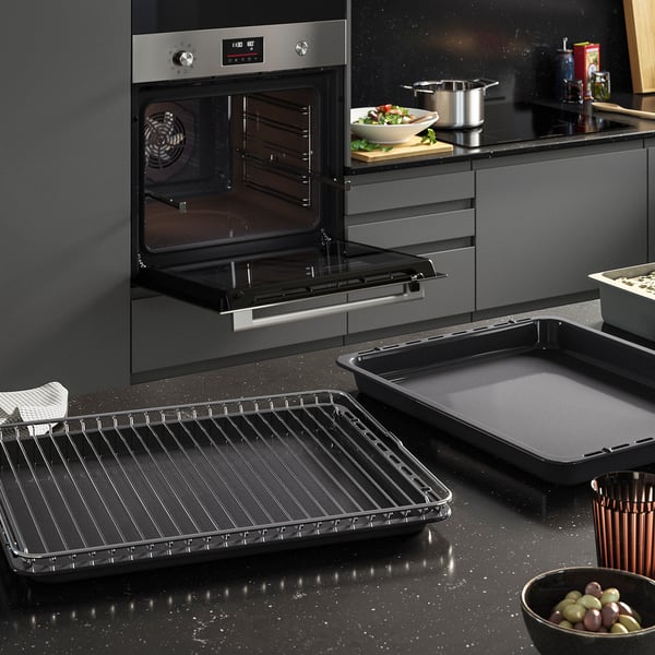 FRILLESBO True fan oven, added steam function bake function/stainless steel IKEA 500