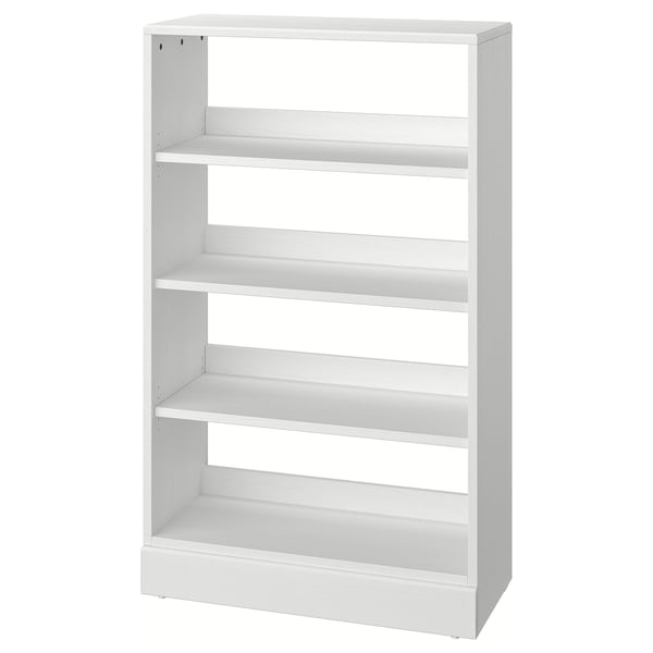 HAVSTA Shelving unit with base, white, 81x37x134 cm