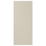 HAVSTORP beige cabinet door; smooth, rectangular, fiberboard.