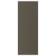 HAVSTORP door in dark brown with smooth finish.