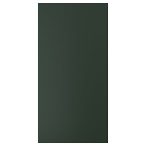 A HAVSTORP door in a deep green tone with a smooth, rectangular design.