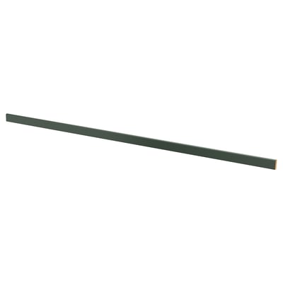 Green HAVSTORP fiberboard kitchen cabinet trim.