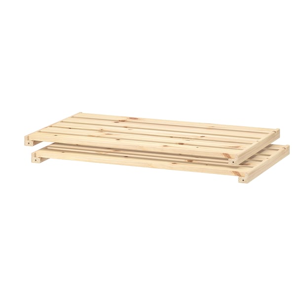 HEJNE solid pine wooden shelf.