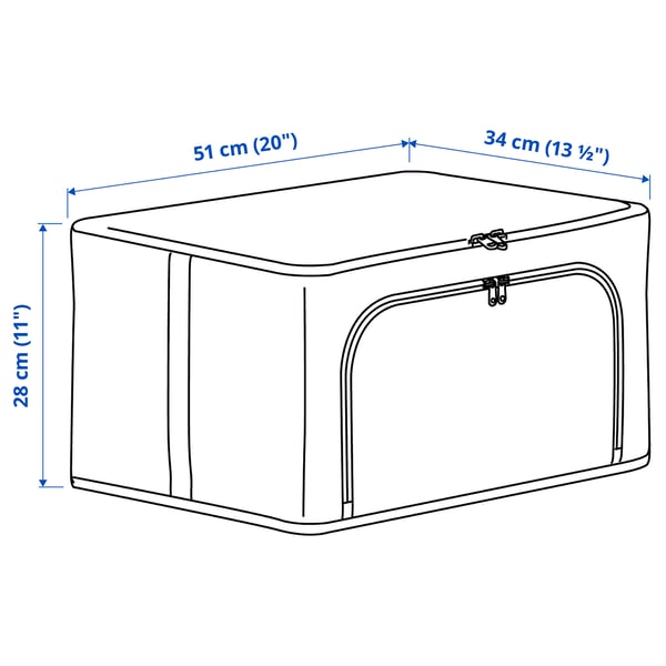 Illustration with measurements for the product: HEMMAFIXARE.