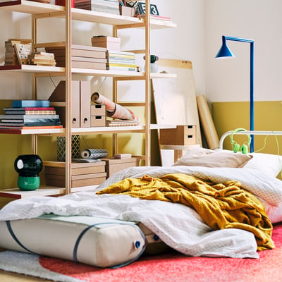 IKEA PS 2026 Chair bed, Skiftebo light grey-beige