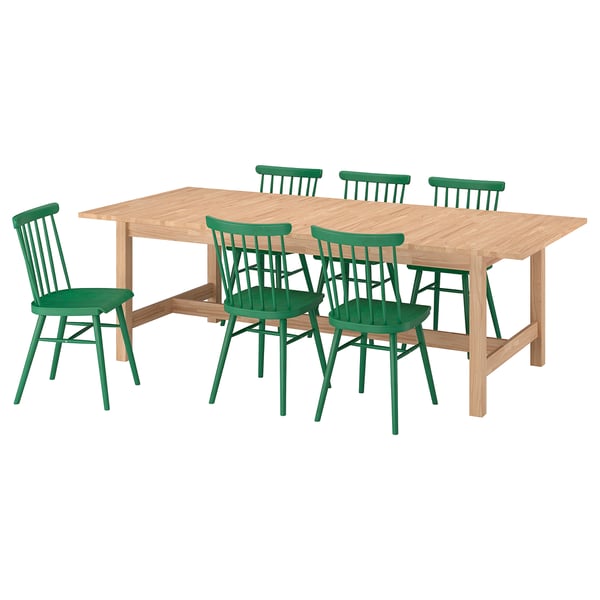 KARSKÄR / HÖGVED Table and 6 chairs