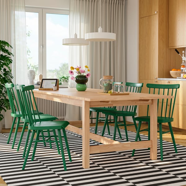 KARSKÄR / HÖGVED Table and 6 chairs