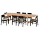 KARSKÄR / SKANSNÄS Table and 8 chairs