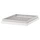 KOMPLEMENT, white tray with compartments for accessories, felt lining, pulls out, soft close.