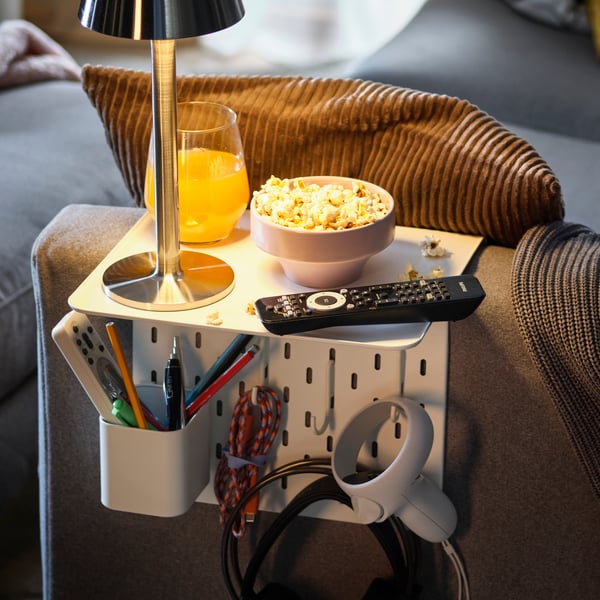 KRAMPHULT / SKÅDIS Armrest tray with hook