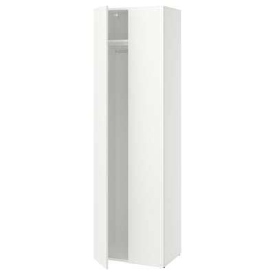 A white LASTARE upright storage cabinet with a minimalist design.