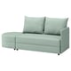 LINDÅKRA Sleeper sofa, Vissle light gray-green