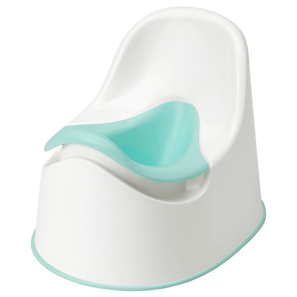 Weepotty - white green, non-slip, easy clean
