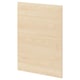 A light wooden panel, rectangular METOD kitchen door with ash grain pattern.