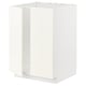 METOD white kitchen cabinet, rectangular, modern, sturdy, 18mm thick.