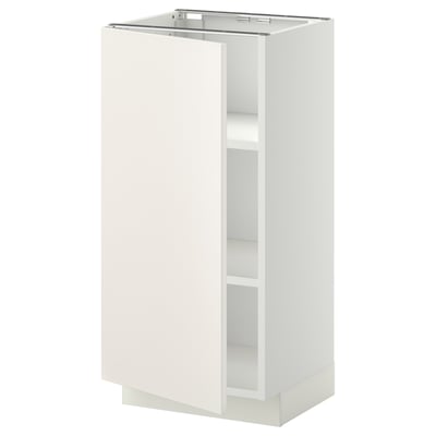 METOD kitchen cabinet in white with one adjustable shelf, sleek design.