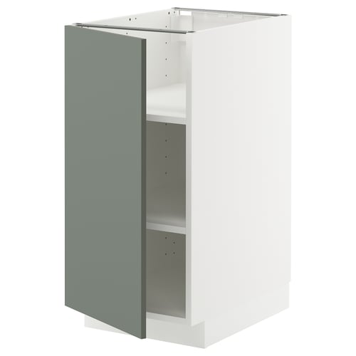 Grey-green minimalist METOD cabinet.