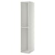 Ikea METOD white kitchen cabinet, tall, open, adjustable shelves.