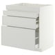 METOD / MAXIMERA Base cab f cktp/4 fronts/3 drawers