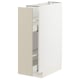 METOD beige kitchen cabinet, modern design, smooth surfaces, pull-out interior, sturdy frame, neutral colour.