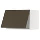A dark brown/beige METOD kitchen cabinet with a modern, sleek design.