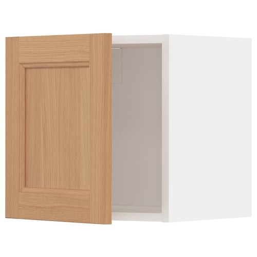 METOD kitchen, light oak cabinets