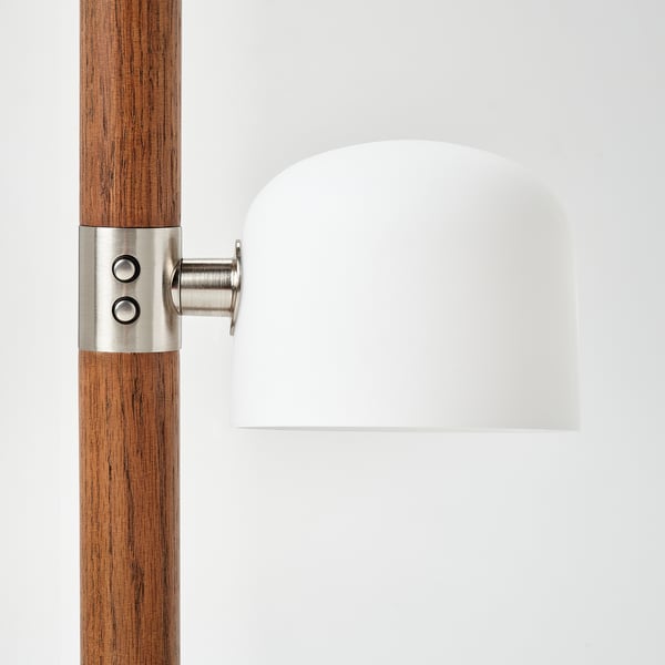 MOSSPLYM Floor uplighter/reading lamp
