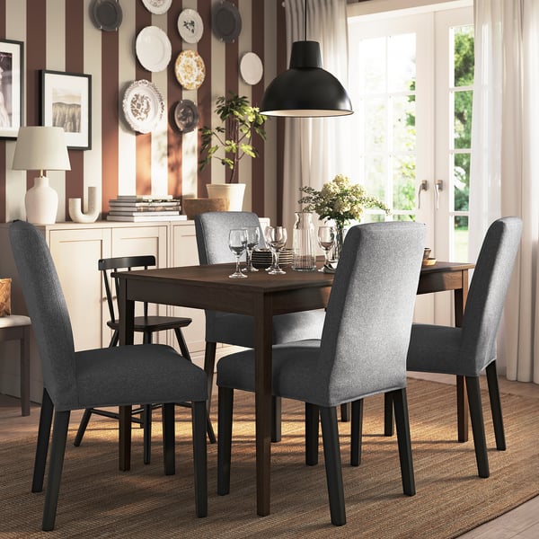 NÄSINGE / BERGMUND Table and 4 chairs