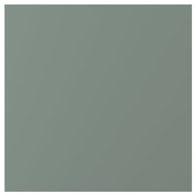Square gray-green NICKEBO panel, smooth, matt surface. Modern, clean lines design.