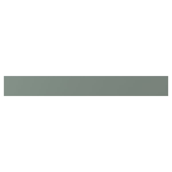 Nickenbo: green-grey, rectangular, smooth, modern cabinet front.