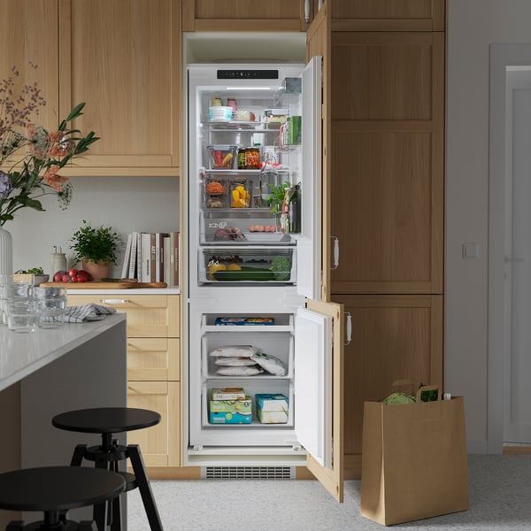 ÖVERNÄS Refrigerator/freezer, IKEA 700 built-in, 193/74 l