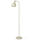 RÖDFLIK lamp: cream floor lamp with metallic accents, adjustable shade.