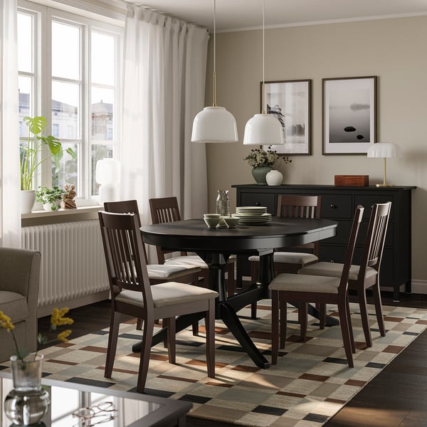 ROSENTORP / NÄSINGE Table and 6 chairs