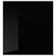 SELSVIKEN: black glossy door, modern sleek design, durable, easy-clean particleboard.
