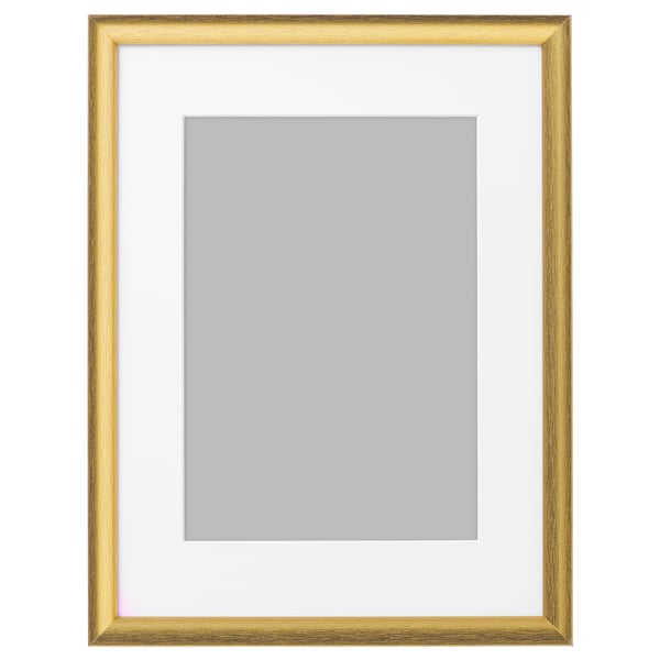 Gold-framed picture, silver centre, decorative wall art.