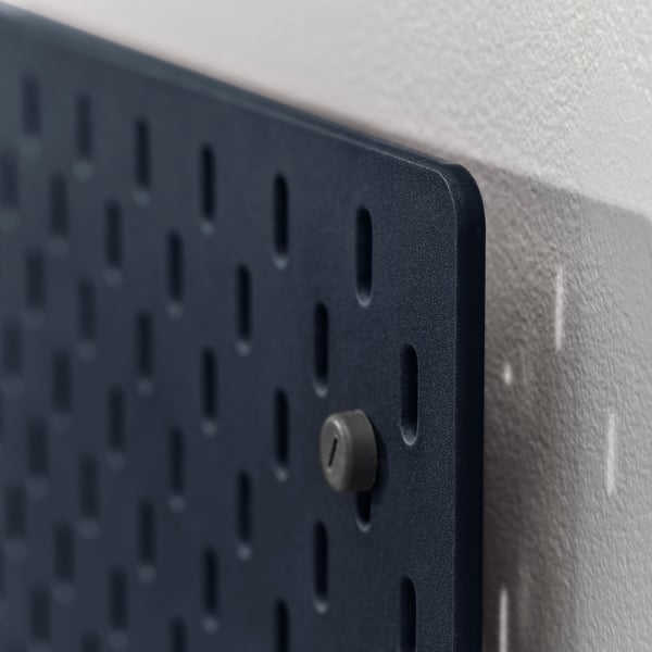 SKÅDIS Pegboard combination, double sided/multicolor, 36x56 cm