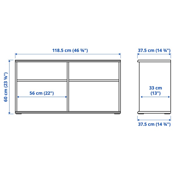 Illustration with measurements for the product: SKRUVBY.
