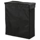 Black SKUBB laundry bag, rectangular, made of polyester, designed for narrow spaces.