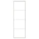 SKYTTA, white metal frame, empty shelves, minimalist design.