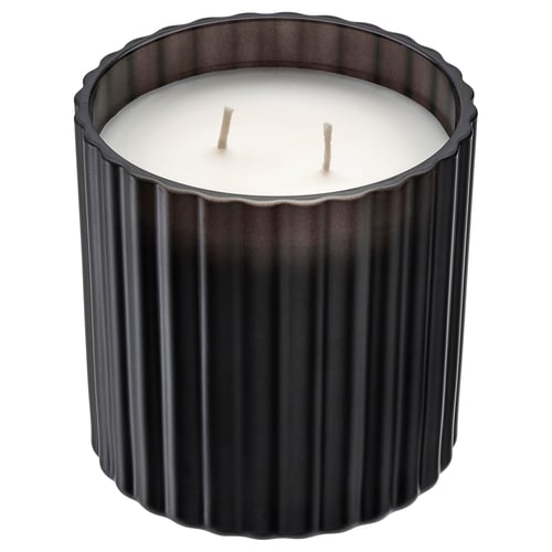 TOFSTÄRNA Scented candle in glass, 2 wicks