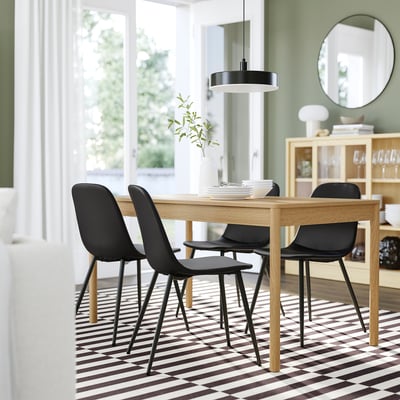 TONSTAD / NORDMANSSKÄR Table and 4 chairs