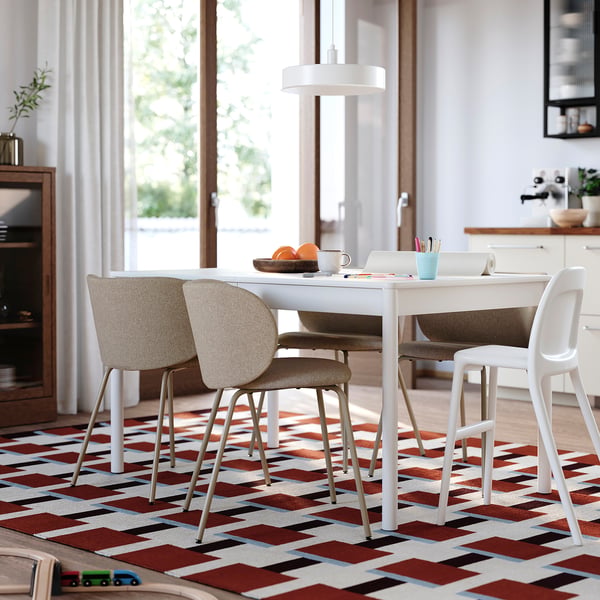 TONSTAD Table and 4 chairs