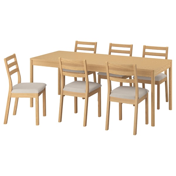 TONSTAD / TONSTAD Table and 6 chairs