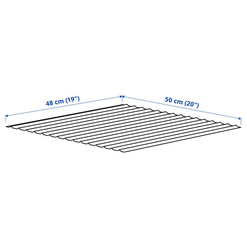 Illustration with measurements for the product: UPPDATERA.