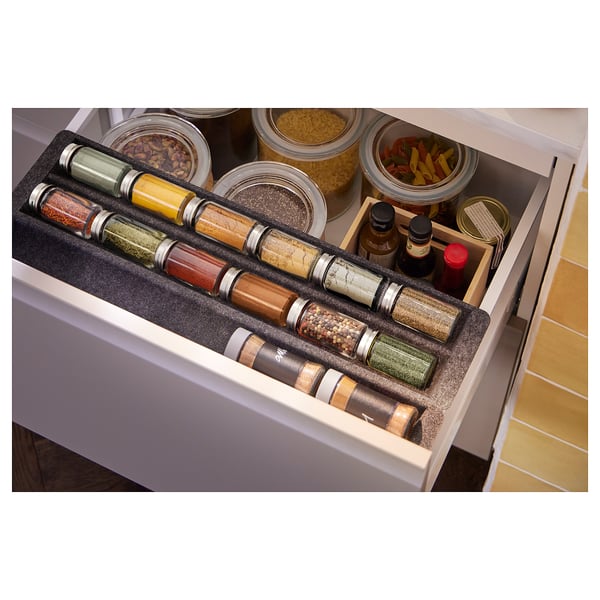 UPPDATERA Sliding organizer for drawer, gray, 60 cm